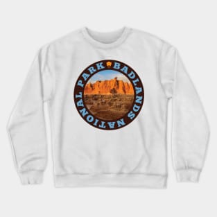 Badlands National Park Circle Crewneck Sweatshirt